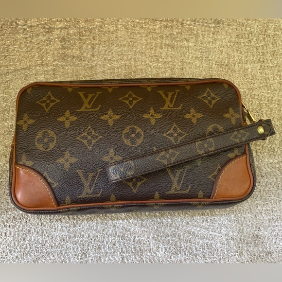 Louis Vuitton Brown Monogram Wristlet - Picture 3 of 16